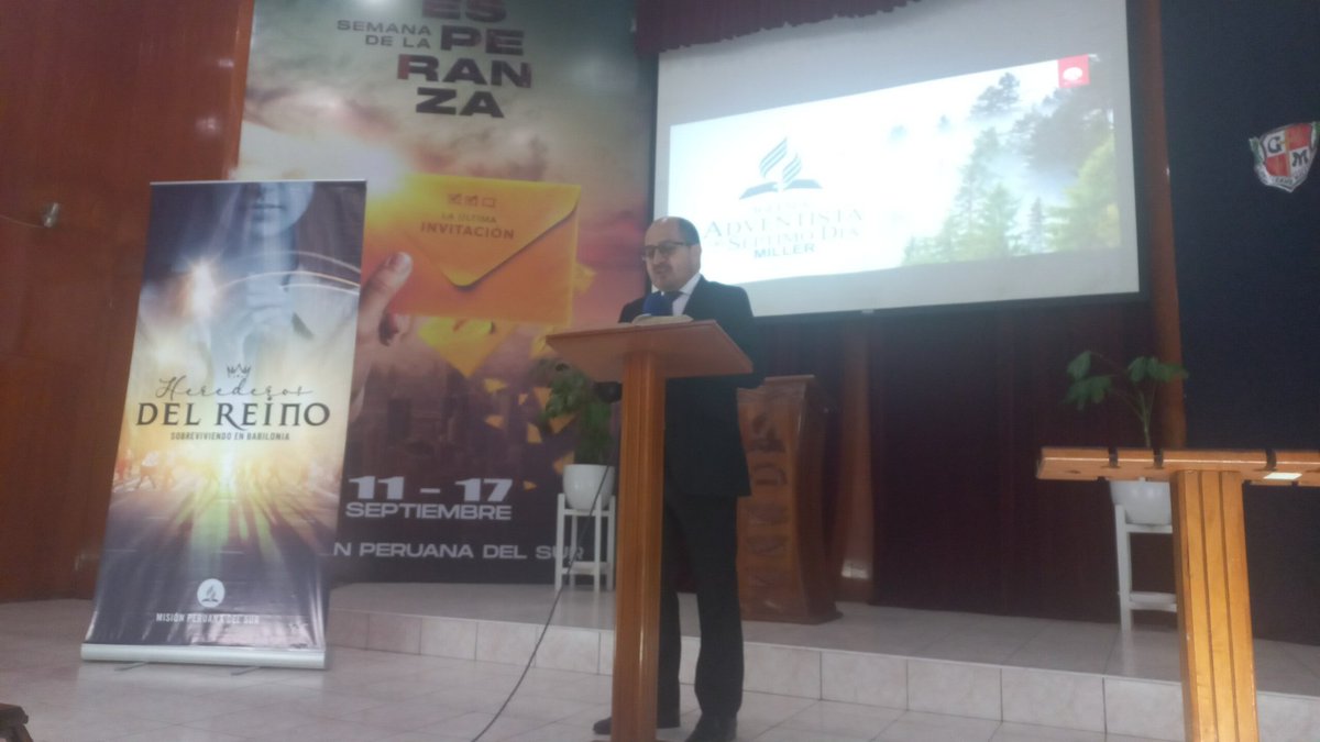 Comenzamos la jornada de los 21 días de reavivamiento con la capacitación de nuestro mayodordomo de UPS <a href="/EDINSONVASQUEZ/">Edinson Vasquez</a>
#HerederosDelReino
#SobreviviendoEnBabilonia
#ZonaTacna
#DMGetsemaní
#UPS