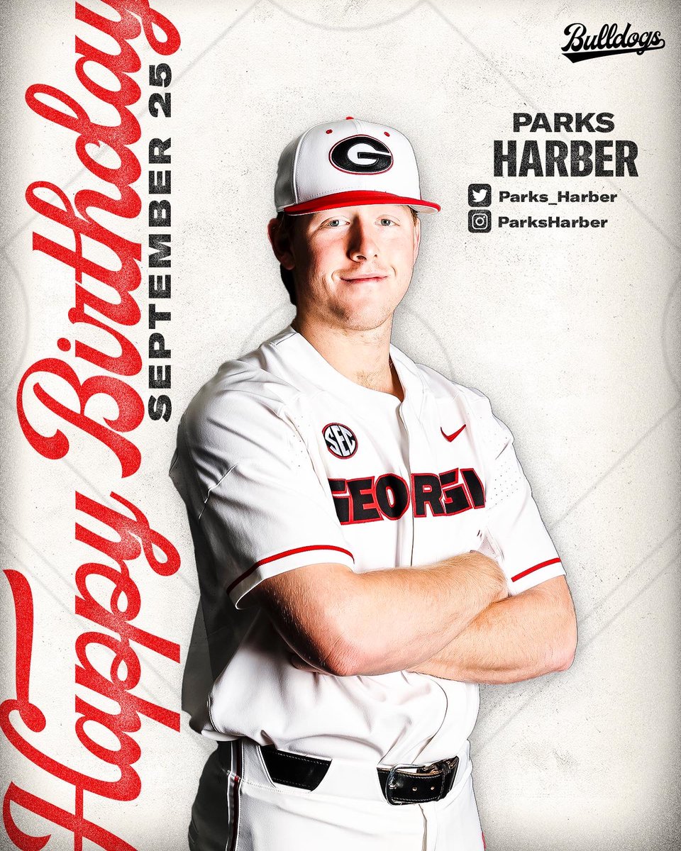 Get excited! It’s @parks_harber’s birthday! #GoDawgs