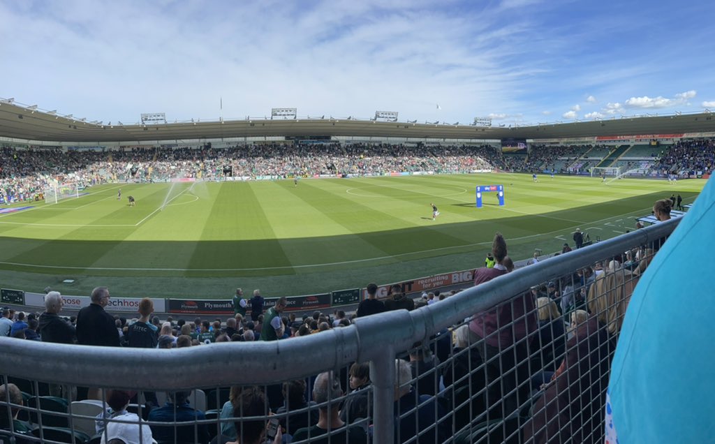 Brilliant view from the wheelchair platform. #pafc