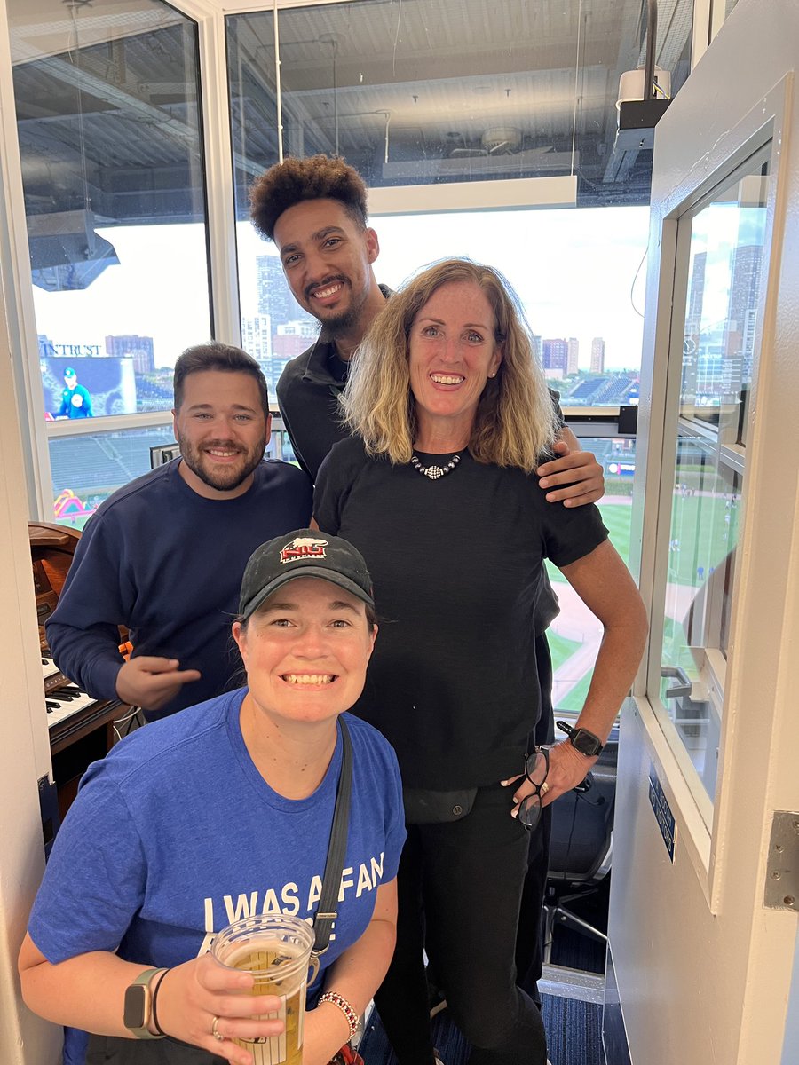 Another great <a href="/Cubs/">Chicago Cubs</a> STH day. <a href="/JohnBenedeck/">John Benedeck</a> and <a href="/jtheannouncer/">Jeremiah Paprocki</a> are the best! @not_maureen