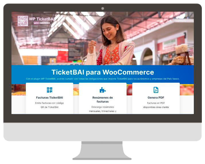 FacturaOneApp's tweet photo. TicketBAI para WooCommerce
Con el plugin WP TicketBAI, podrás cumplir con todas las obligaciones que impone TicketBAI para los autónomos y empresas del País Vasco. https://t.co/ngJikIIEf7 https://t.co/Qo3kjFpH0u