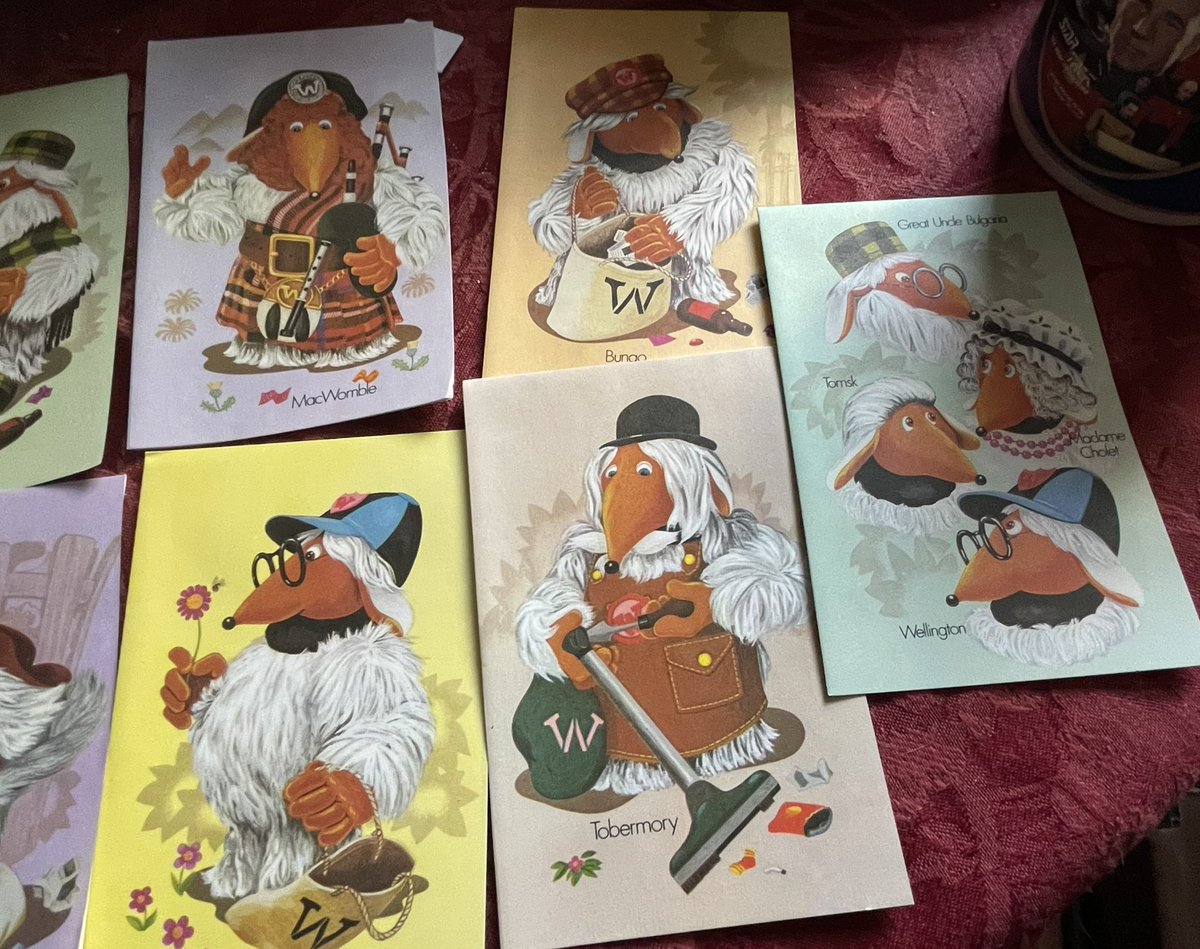 TimeLordDrew61's tweet photo. Great Nostalgic morning at a Car Boot Sale in Clifton. A Charlies Angels postcard from Granada Plus and a set of Womble Letter-ettes from the 1970’s. Happy Times and memories. #CharlesAngels #TheWombles https://t.co/IW3MdAXB1e