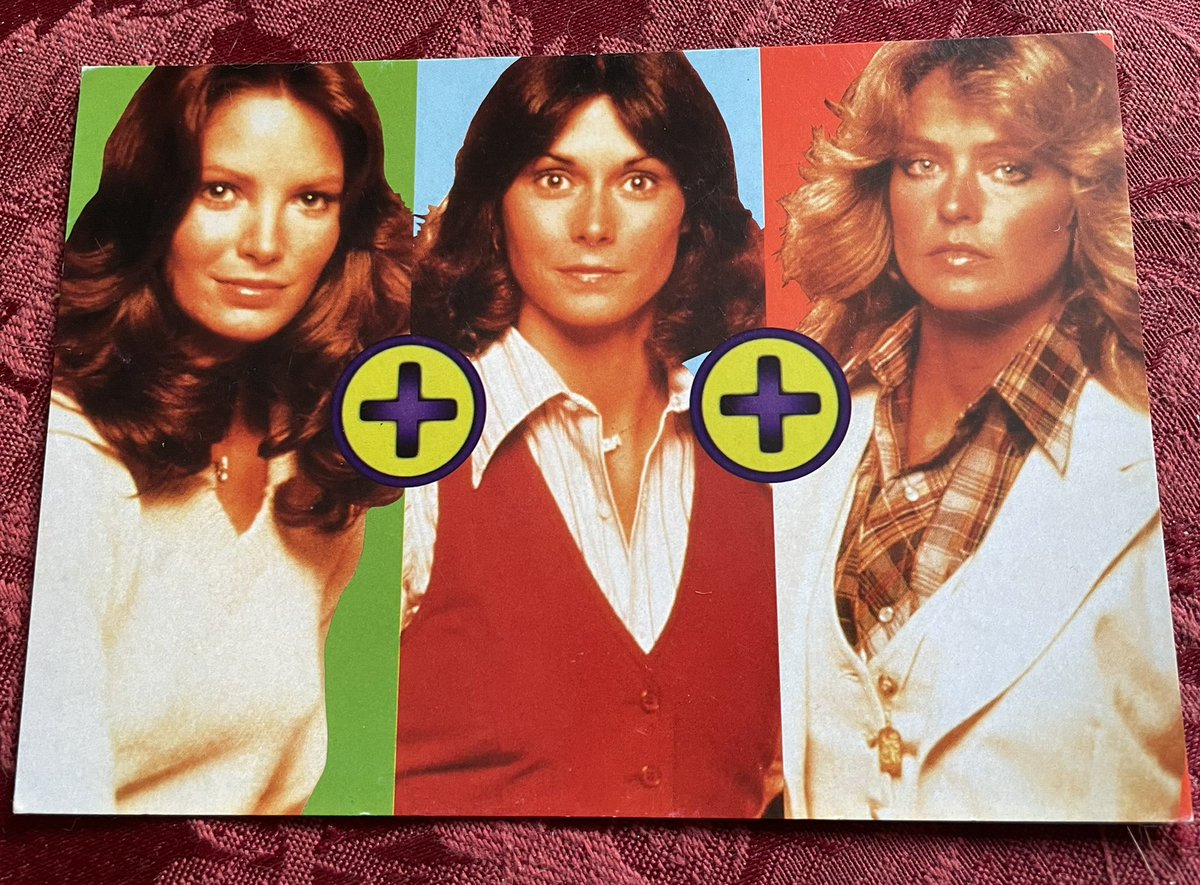TimeLordDrew61's tweet photo. Great Nostalgic morning at a Car Boot Sale in Clifton. A Charlies Angels postcard from Granada Plus and a set of Womble Letter-ettes from the 1970’s. Happy Times and memories. #CharlesAngels #TheWombles https://t.co/IW3MdAXB1e