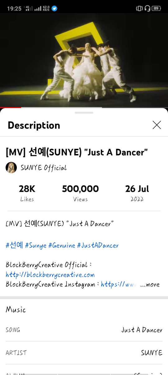 WGAlways's tweet photo. #JustADancer MV has reached 500K Derpuls & Sunmilly! Please keep STREAMING if y'all have nothing to do! ๐๐
https://t.co/qvIz45Rfgk
#SUNYE #์ ์ #WonderGirls @SPmission https://t.co/paSH8JJk1K