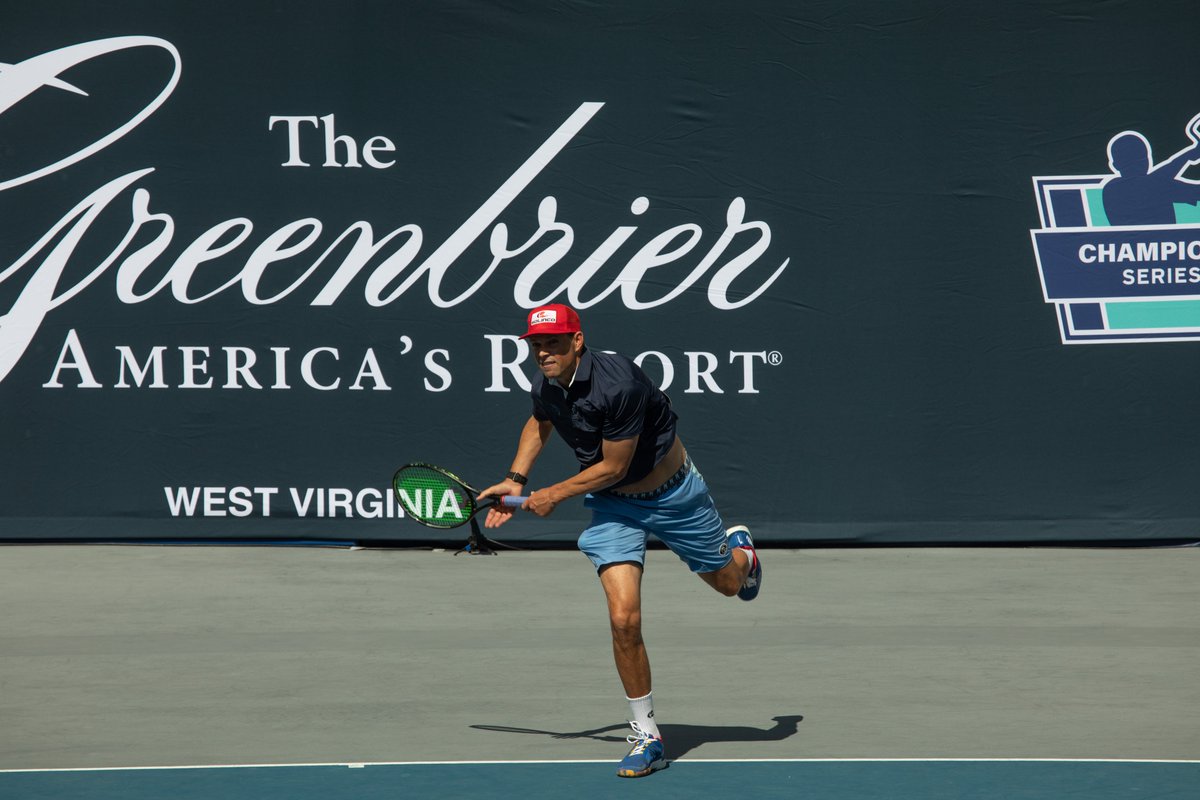 "I made like 21 first serves in a row to start the match and the arm felt good" said <a href="/Bryanbros/">BRYAN123BROS</a> of his 7-6(3) win over Sam Querrey at our event at The Greenbrier on Saturday.
