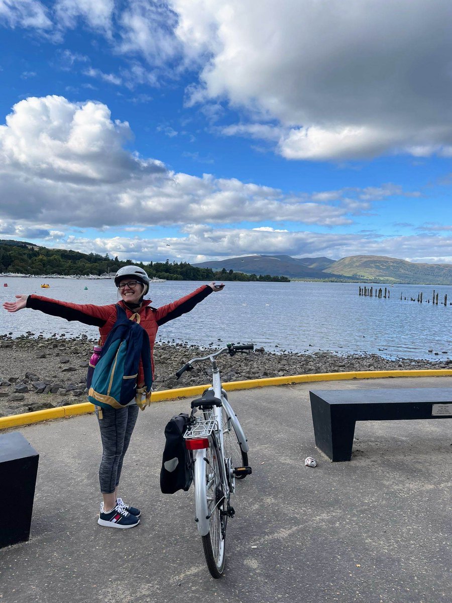 Yesterday, I cycled 🚲from Glasgow to Loch Lomond, and for the first time of my life, I cycled around 40km in a day 💪

Thanks again to <a href="/SuviLoponen/">Suvi Loponen</a> for always supporting me 🫶 (and for taking nice pictures of our wee adventure)

#feelingproud #cycling