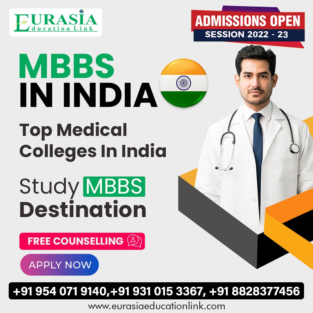 eurasia_link's tweet photo. #MBBS in #India #mbbsinindia 
Get admission in best university,
And dont worry! We are here to assist you and clear all doubts.

Apply Now:
https://t.co/tjpyXKx7TZ... 

MBBS Admission : 2022-23 Open | Reserve Your Seat

Call Now:- 
+91 9540719140, +91 9310153367 https://t.co/aj4elnbsik