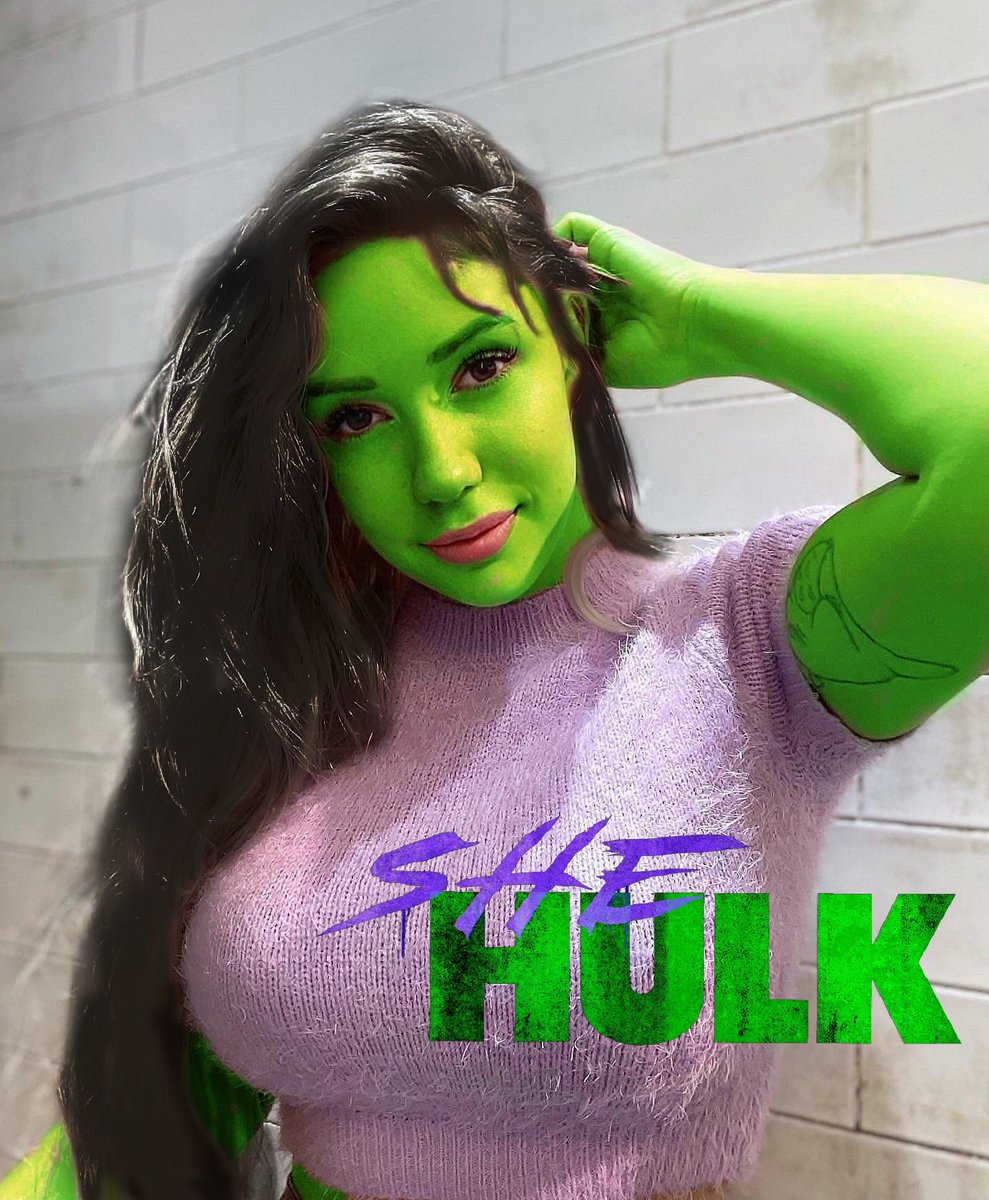 Cosplayology's tweet photo. #SheHulk is awesome @Charalanahzard is also awesome. Let's get the video game! 💚 https://t.co/1UHxFJ4S1D