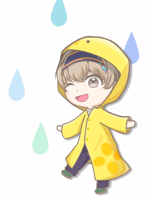 レインコートのtwitterイラスト検索結果