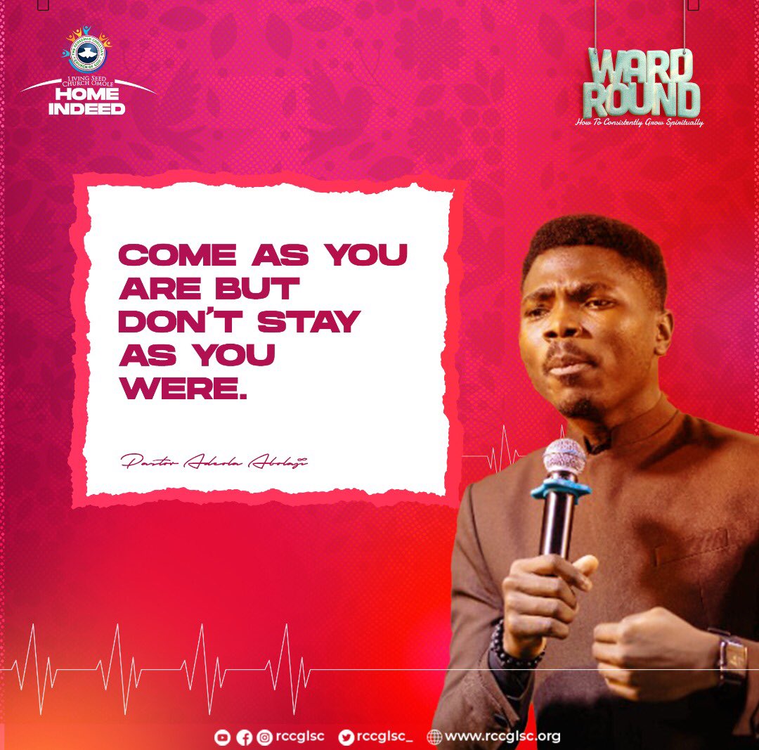 rccglsc_'s tweet photo. Excerpts from the sermon by Pastor @abolajiadeola
#rccg #rccgworldwide #rccglsc #teamard #homeindeed #wardround #growth #spirituality https://t.co/1XQkzFJzod