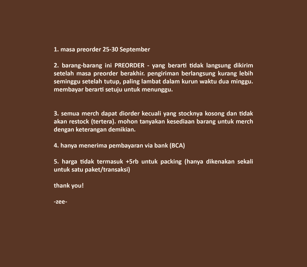 [retweets are appreciated]

HI HALO AKU BUKA PO BUAT YANG GBS/GJD KE CF MAUPUN YANG KEHABISAN BARANG2 AKU

CEK KATALOGNYA AJA YAAA ADA GENSHIN BTS SAMA VIXX 🫶🫶 terus ada aranara, aebedo / albether sama 4nemo juga 🫡🫡 ada yang gabakal dicetak lagi juga xixixi 

TYSM!!