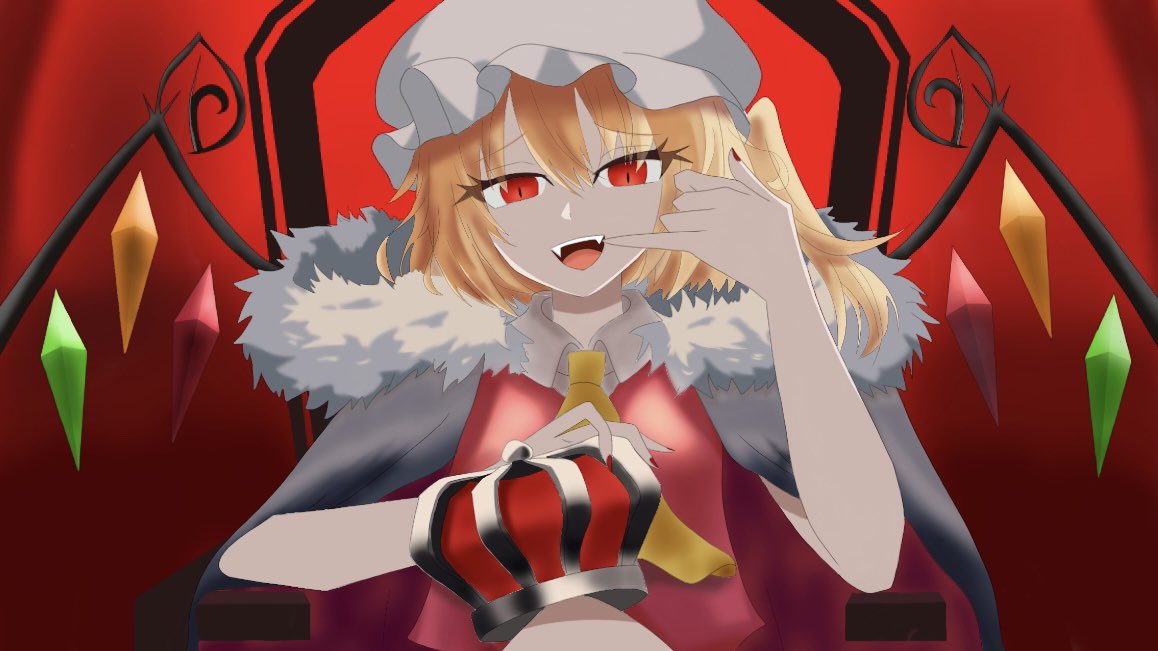 𝑌𝑂𝑈  𝐴𝑅𝐸  𝐾𝐼𝑁𝐺
#東方Project 
#東方人気投票2022
#toho_vote18 
#フランドール・スカーレット