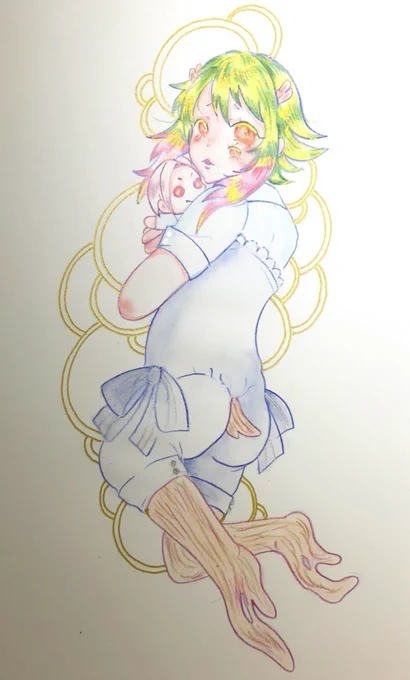新しくキャラ作るのに参考にさせてもらおうかと思いましてちなみに幼女→少女→成人女性描くとこんな感じの比較 