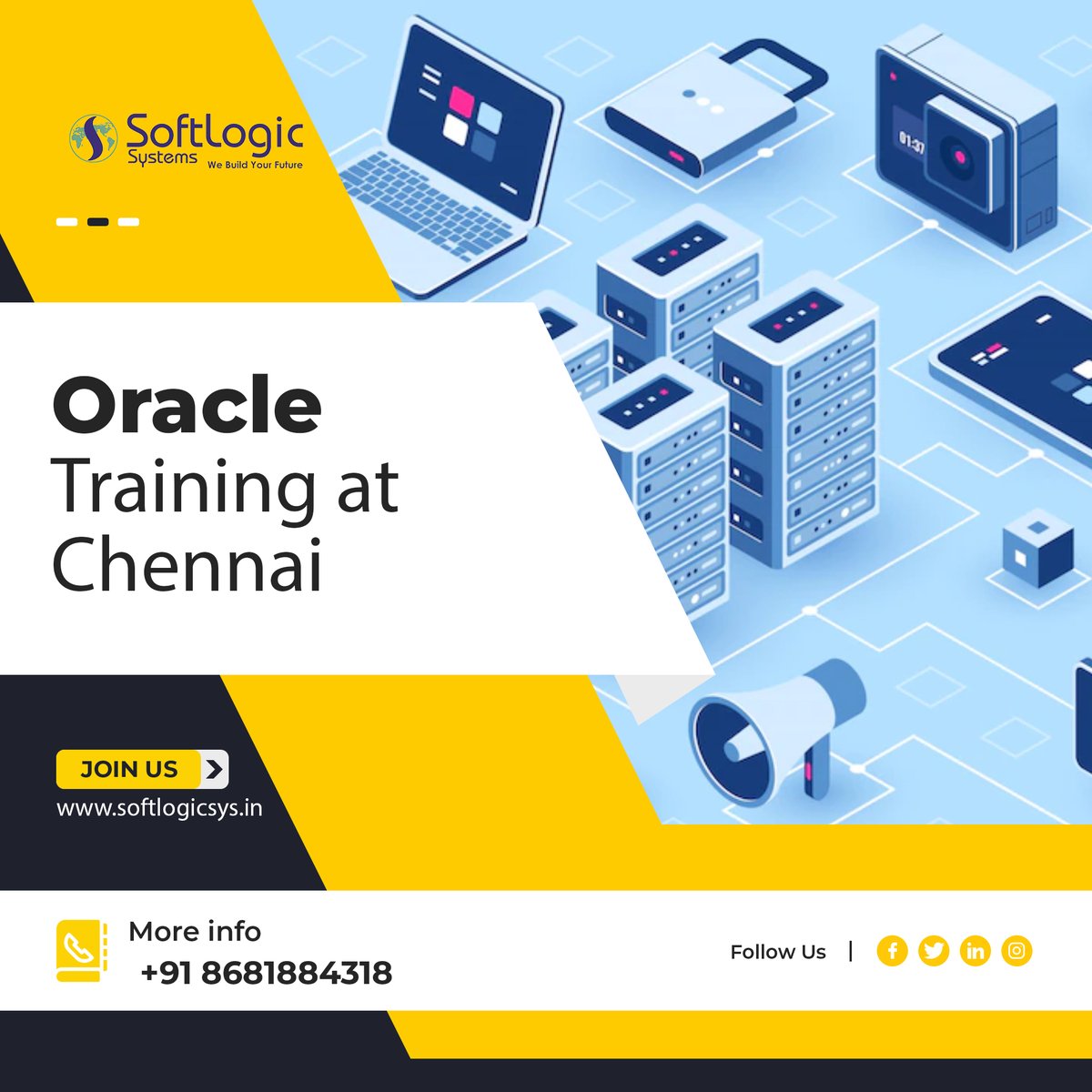 softlogicsystem's tweet photo. Link To #Register : https://t.co/FDJU5odMs4
For #OnlineTraining Enquiry #CALL / #WhatsApp_Call : +91 86818 84318 / https://t.co/wJP96wwG0V    
Oracle Database is an RDBMS. An RDBMS that implements object-oriented features #oracletraininginchennai #rdbmstutorial #tutorial 
#Monday https://t.co/Ik1iPyh2lT