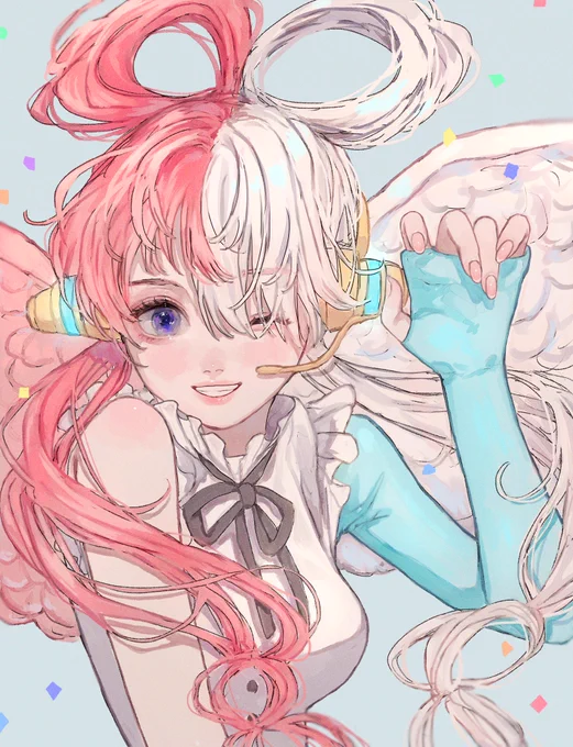 #今月描いた絵を晒そう二次創作してました特にウタちゃん描くの楽しかった〜 