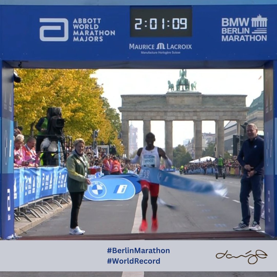 danjeshoes's tweet photo. The greatest to ever do it. Congratulations @EliudKipchoge 
#BerlinMarathon 
#WorldRecord https://t.co/98EYDRyb3D
