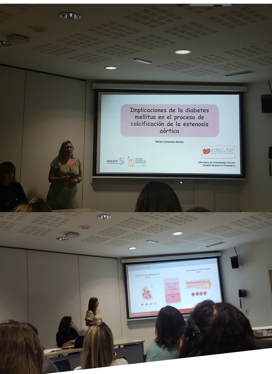 Maru G. Barderas (@marugbarderas) on Twitter photo Nerea y Tamara presentando sus resultados sobre los efectos de la diabetes y de la aterosclerosis en pacientes con estenosis aórtica 💔en la 27ª Reunión Nacional SEHLELHA-RIFV, en Murcia!! 👏🏼👏🏼💪🏻💪🏻#sinciencianohayfuturo <a href="/ecardioresearch/">Ecardioresearch</a> <a href="/HNParaplejicos/">H. N. Parapléjicos</a> <a href="/SanidadCLM/">Sanidad CLM</a> <a href="/sescamtoledo/">SESCAM</a> Nerea y Tamara presentando sus resultados sobre los efectos de la diabetes y de la aterosclerosis en pacientes con estenosis aórtica 💔en la 27ª Reunión Nacional SEHLELHA-RIFV, en Murcia!! 👏🏼👏🏼💪🏻💪🏻#sinciencianohayfuturo <a href="/ecardioresearch/">Ecardioresearch</a> <a href="/HNParaplejicos/">H. N. Parapléjicos</a> <a href="/SanidadCLM/">Sanidad CLM</a> <a href="/sescamtoledo/">SESCAM</a>