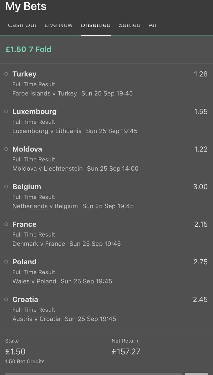 Courtesy of <a href="/bet365/">bet365</a> goals giveaways this week, our accumulator for today ⚽️ #football #bet #betting #goals #Giveaway #sundayvibes #NationsLeague