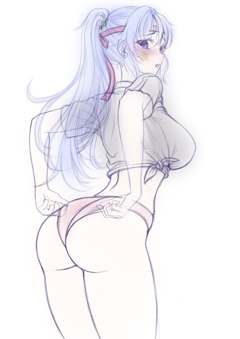 「せ、先生……これ小さくないですか?💦」

次のお絵描きは運動会にちなんで、体操服ユウカさんです❤
#ブルアカ 