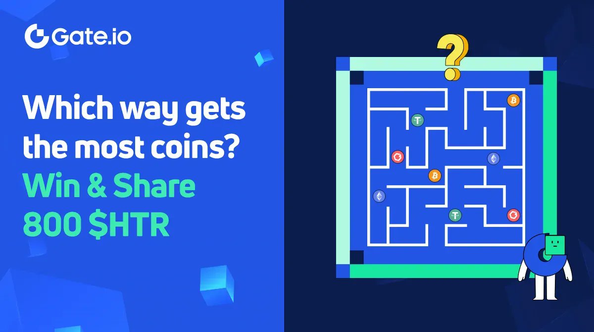 🌀#GateGame  800 $HTR Giveaway

❓Which way gets the most coins?

✅ Follow <a href="/Gate_io/">Gate.io</a>
✅ Like &amp; RT with your answer 
✅ Tag 3 friends in the comments 

⏳Ends at 2000 likes
💰Lucky Draw: 800 $HTR, 10 winners

#Gateio #GateMascot #Gatsby