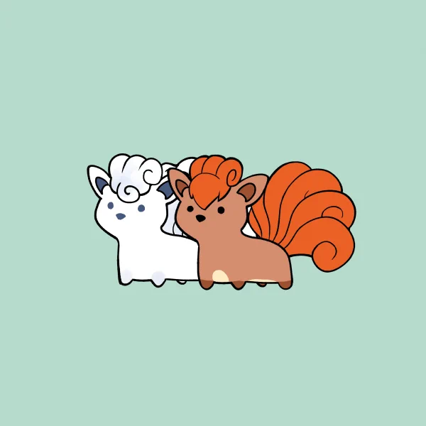ろこんとあろこん。リクエストありがとうござ。 