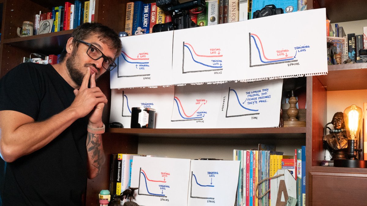 svpino's tweet photo. I had a great machine learning professor.

The first thing he showed me was to interpret learning curves.

Years later, I use this every day to understand how my models are working.

Here is a short video you don’t want to miss:

https://t.co/PumDMIOIm5 https://t.co/Kd9LdSWDkd