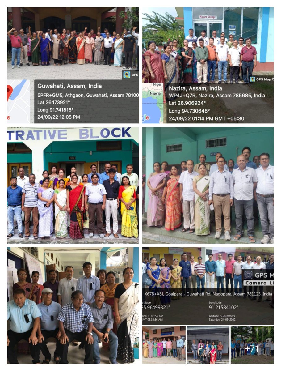 ACTA_ASSAM's tweet photo. #savecacharcollege
About 10,000 ACTA members in 250 colleges across Assam protested by wearing black badges against the autocracy of Principal, Cachar College and humiliation of teachers at his behest and in demand of his termination.
@CMOfficeAssam 
@ranojpeguassam https://t.co/oIcP3xGqvf