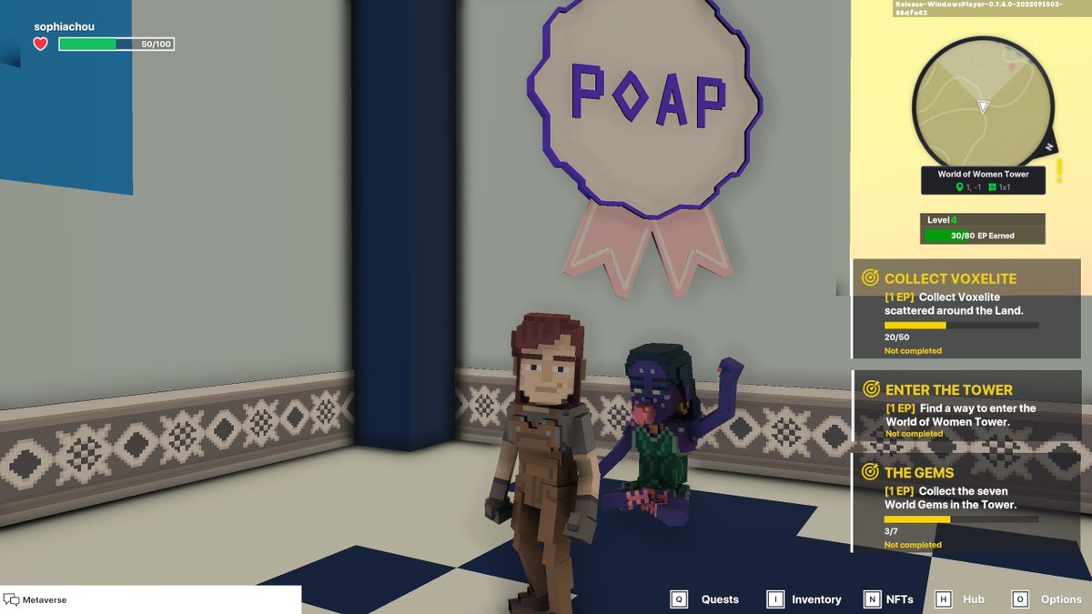 sandy120014's tweet photo. @TheSandboxGame @worldofwomennft I just participated in the #SandboxAlphaS3Giveaway for a chance to win 500 SAND! Found the hidden room in World of Women Tower, check out my screenshot below!
👇

 hi! https://t.co/03MqvL6jsV