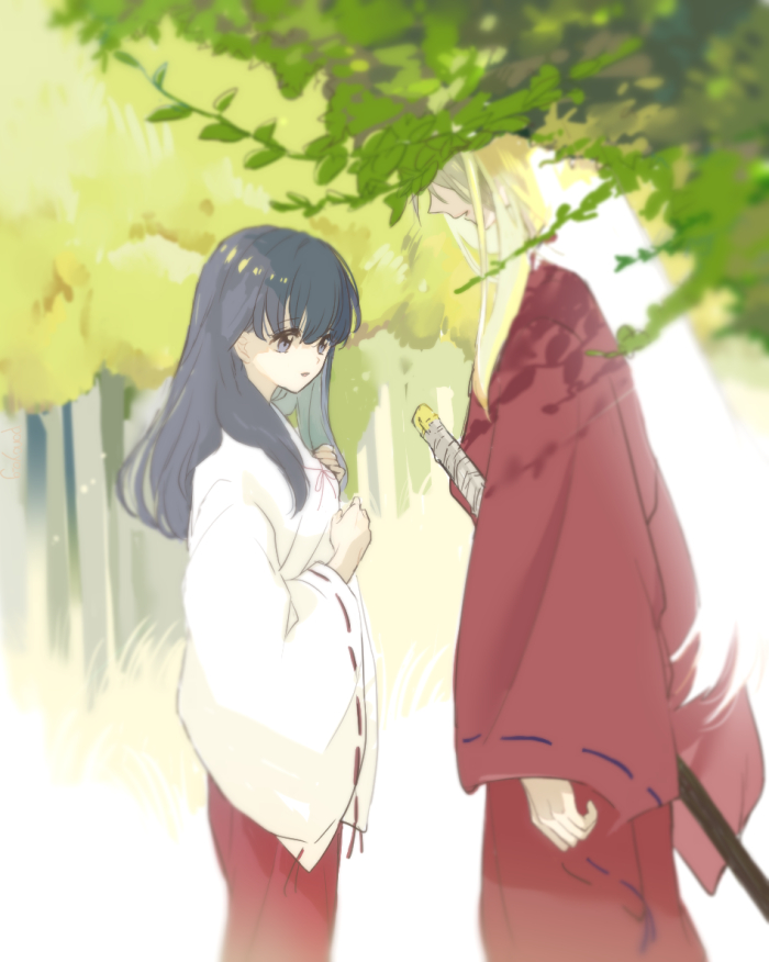 （かごめ様と一緒にいたあの人は 人間なんだろうか）