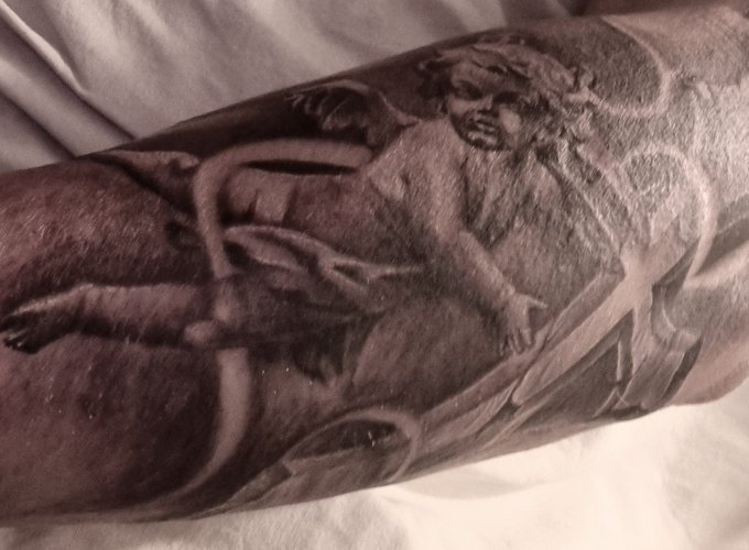Tattoo nr 2 Finished yesterday,  nxt one in 3 weeks time 👍 https://t.co/4YMRO7xr5A<a href="/tag/male"class="tags"><span>#male</span></a><a href="/tag/solo"class="tags"><span>#solo</span></a><a href="/tag/fucking"class="tags"><span>#fucking</span></a><a href="/tag/wanking"class="tags"><span>#wanking</span></a><a href="/tag/duo"class="tags"><span>#duo</span></a>