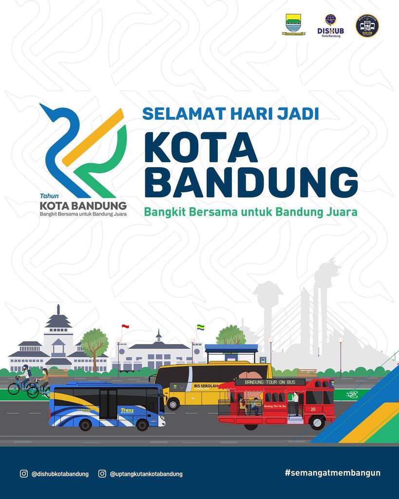 Selamat Hari Jadi Ke-212 Kota Bandung
25 September 2022

Bangkit Bersama untuk Bandung Juara

#HJKB212
#SemangatMambangun

Selengkapnya : instagr.am/p/Ci69-0XB6Mi/