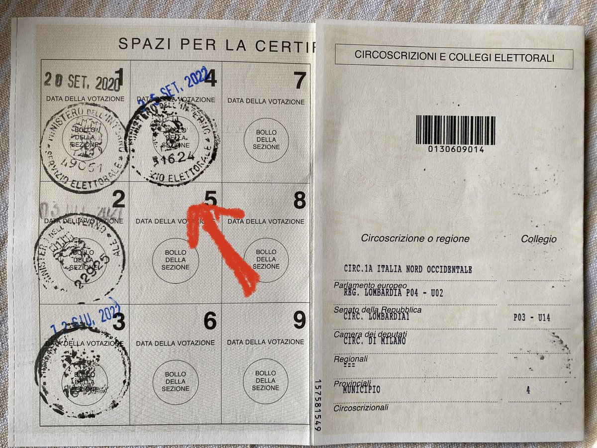 MatteoSarto1's tweet photo. A noi può sembrare banale mettere una X…
ma ogni volta che sono nella cabina elettorale penso a chi ha dato la vita per permetterci di votare in un Paese libero e democratico!
BUON VOTO!!!
#ElezioniPolitiche2022 🗳 https://t.co/qTcSngox5a