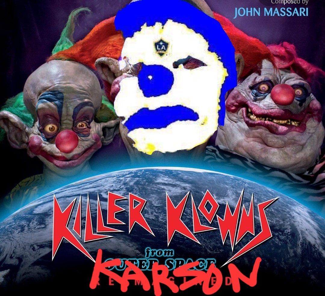 _pyroclown's tweet photo. @SJEarthquakes
@KrustytheCL0WN
@cepillin
@It
@bozotheclown
@PayasoNation
@JohnGacy
@PaletaPayaso
@doinktheclown_
#ClownsSince96 #LAGalaxy https://t.co/uroBKE4OTy