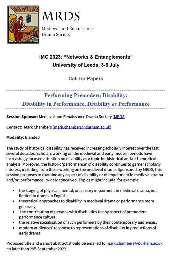 drmarkchambers's tweet photo. Check out this Call for Papers for ICM 2023 in Leeds. We welcome papers on any broadly-related topic. Deadline 29 September (email mark.chambers@durham.ac.uk): https://t.co/RrOzDHhLU1