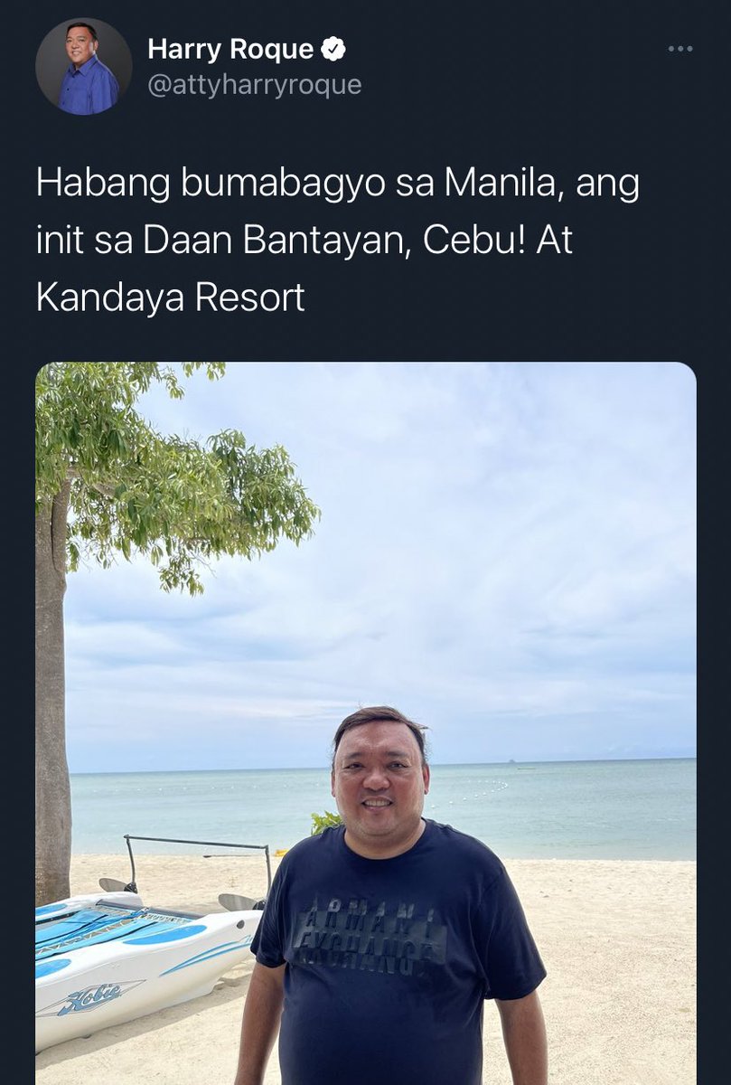 ashmagandha's tweet photo. A tale of two Pinoys during #KardingPH: one hardworking farmer (Felix Pangibitan) worried about his harvest, while one is an insensitive prick who’s full of himself. Kilabutan ka naman diyan, @attyharryroque 👻👻👻 https://t.co/PI51KCamGg