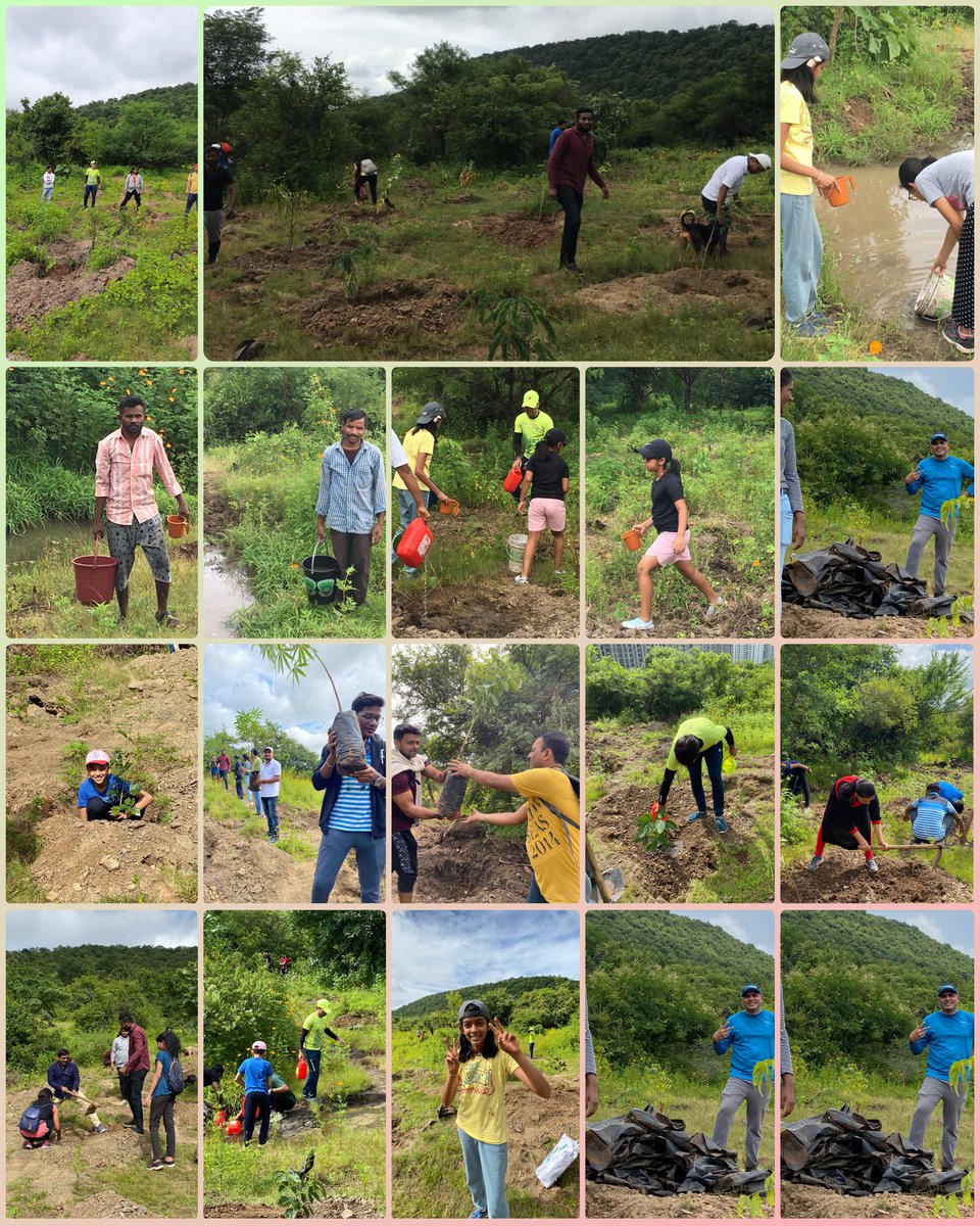 Pune_Go_Green's tweet photo. Today we had done #plantation , plants watering and #Plastic collection on Hill behind Megapolic Hinjawadi society.
Big thank to @PuneForest team for the support. It was in coordination with Forest team and TCS.
We had done plastic collection as part of #cleanhills campaign. https://t.co/IFomkcOYvI