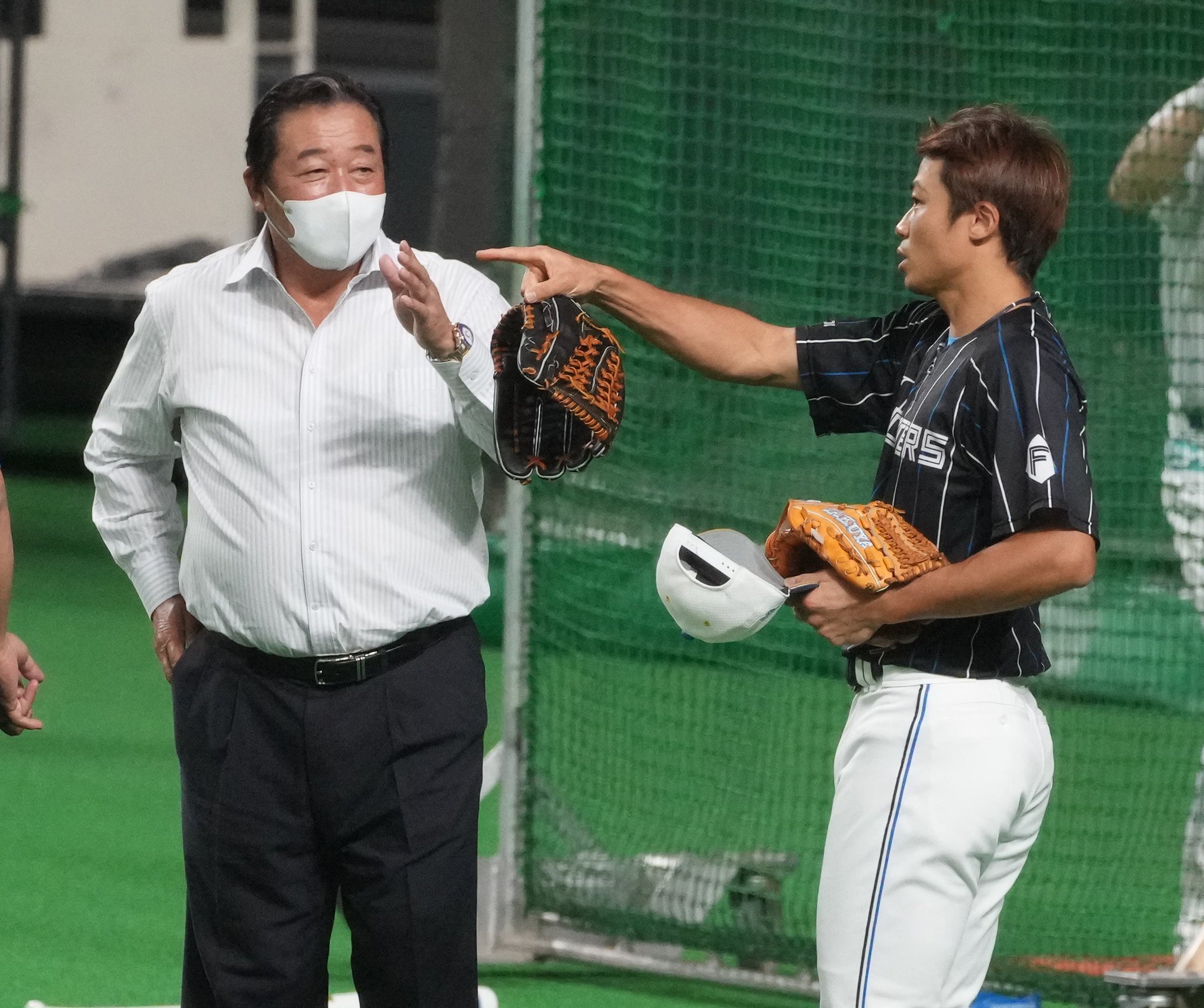 直筆サインボール 2016年 CS ファイターズ　近藤健介&中島卓也 直筆サインボール 2016年 CS ファイターズ 近藤健介u0026中島卓也