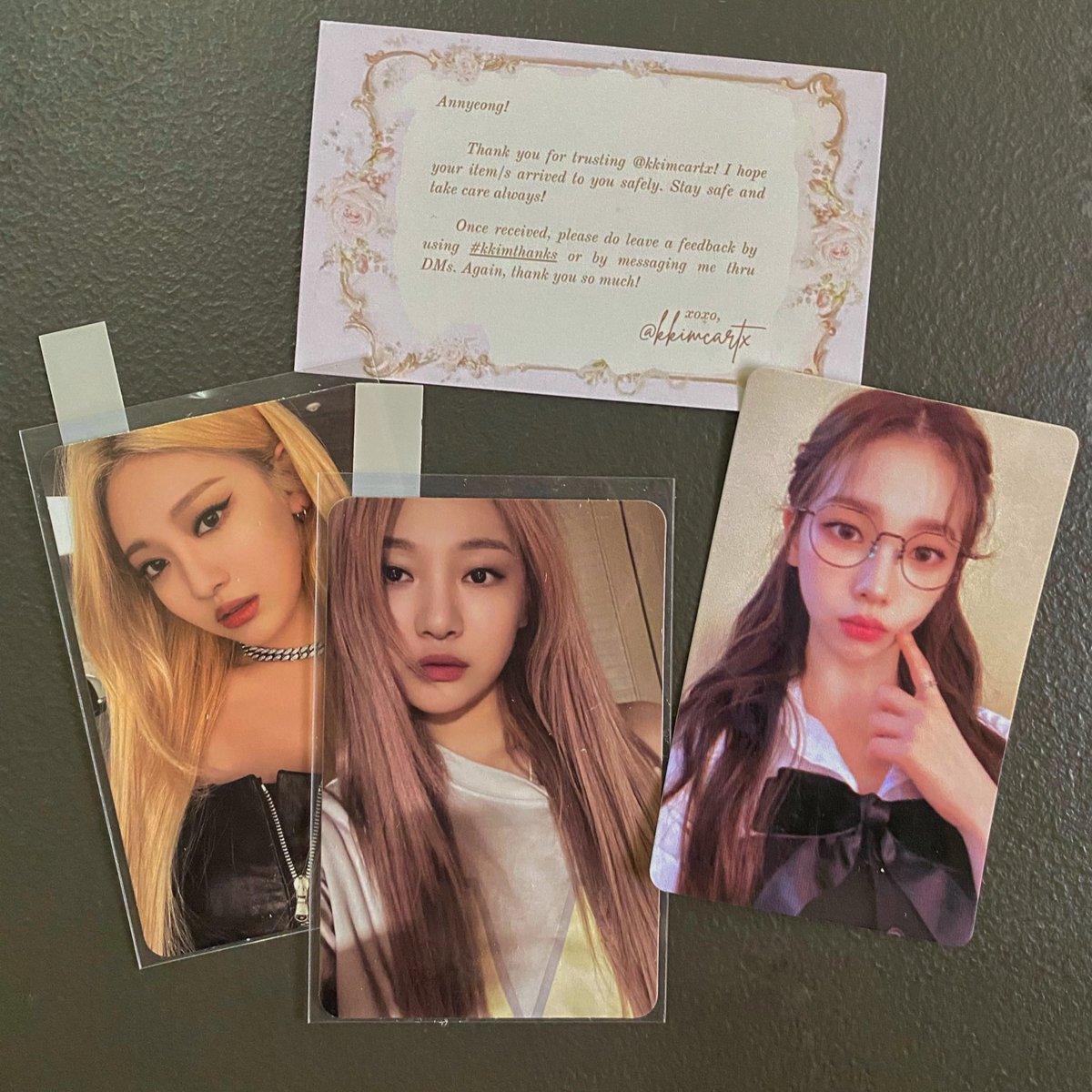 813buys's tweet photo. ningning came home today ☁️ (also may karina freebie 🥹) thank you so much, @kkimcartx! #kkimthanks 🫶 https://t.co/r4VWkwMIww