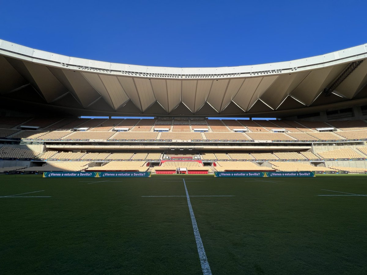 rugbyciencias's tweet photo. A tres horas del comienzo de la final de la Copa de SM el Rey @Chami_Rugby vs @rugbyciencias en @EstadioCartuja https://t.co/lM7wtUYavQ