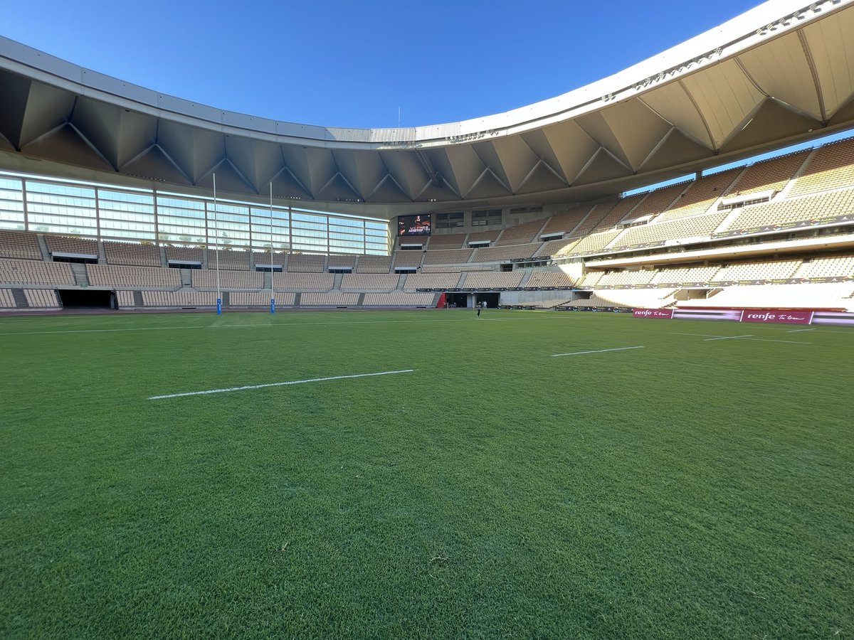 rugbyciencias's tweet photo. A tres horas del comienzo de la final de la Copa de SM el Rey @Chami_Rugby vs @rugbyciencias en @EstadioCartuja https://t.co/lM7wtUYavQ