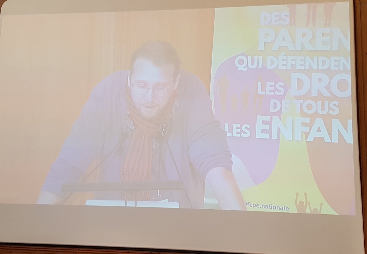 #congresFCPE Jérome Kluza (secrétaire cdpe 59)