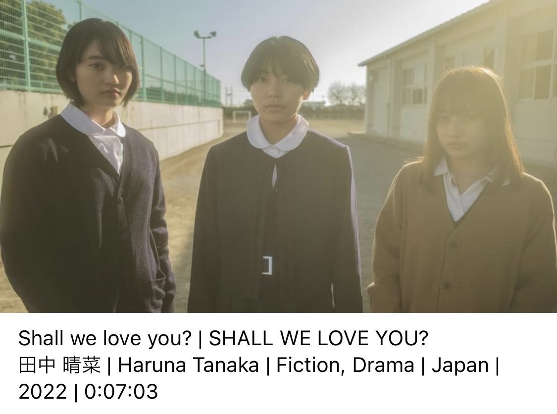 imajyousann's tweet photo. 【告知】
出演作品『Shall we love you?』の札幌国際短編映画祭(@sapporoshort )上映日決定致しました!
ジャパンパノラマ・プログラム A
10月9日(日)13:30〜
サツゲキ@satsugeki_
https://t.co/cBoZeCkKaM
#SSFF2022
よろしくお願いします☺️💞 https://t.co/iBVFsBEDKK