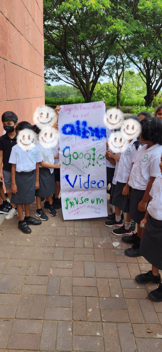 SimranS40735194's tweet photo. As we are diving deeper to explore our current unit which focuses on personal histories, Ss were engaged to participate in the Graffiti Wall fun activity to find out different ways to know about our past. #inquirybasedlearning #artofquestioning #ATLSkills @MadhulitaPat https://t.co/JvO7eIsgYA
