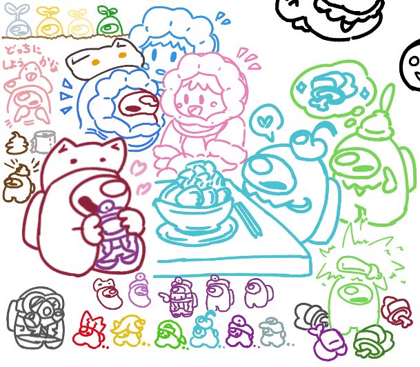 ツッコミどころ多い絵チャやってた 