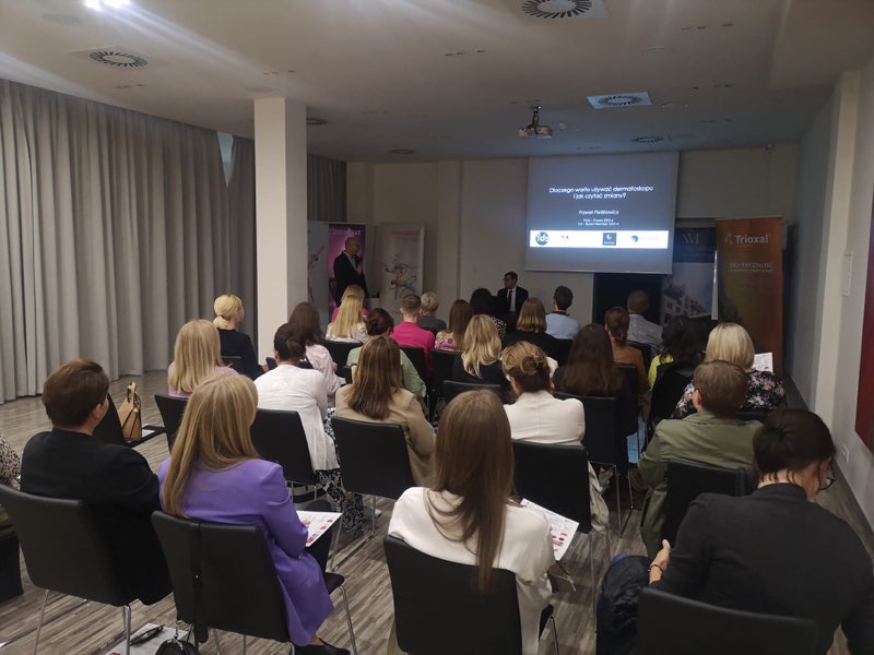 Some photos from mid-September regional meeting organized by #Polpharma in Poznań, Poland.
The lecture focused on the benefits of using the #dermatoscope, but also served as an introduction to #patternanalysis in #dermatoscopy.
Thank you so much for active participation and fun!