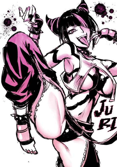 スト6のジュリが刺さったので描きました 