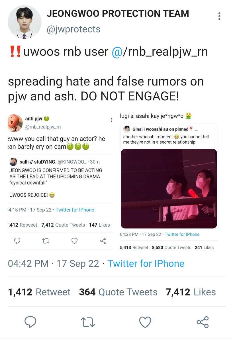 masheesho's tweet photo. Anti realpjw (troll au) 
#hajeongwoo short filo au

A random troll account suddenly popped out of nowhere, ruining the peace of uwooland. https://t.co/YQVJ1IQqDI