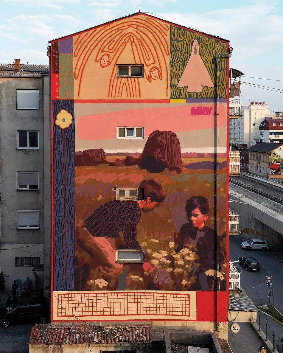 brababella's tweet photo. #Streetart by #PatPerry @ #Ferizaj, Kosovo, for #MuralFestKosovo
More info at: https://t.co/aKrXbSkE86
#streetartFerizaj #streetartKosovo #Kosovostreetart #arteurbana #urbanart #murals #muralism #contemporaryart #artecontemporanea https://t.co/KZRiZKHQ2w