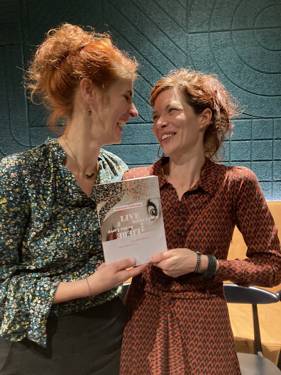 WiebkeActon's tweet photo. Book launch in Luxemburg. So incredibly proud of my best friend Fabienne Hollwege https://t.co/VU9eoY3xqx who created this multi-sensory project I collaborated with as a translator &amp; voice artist! Congratulations to her &amp; publishing house @EdGuyBinsfeld #interdisciplinary #arts https://t.co/o3afV7R6C4