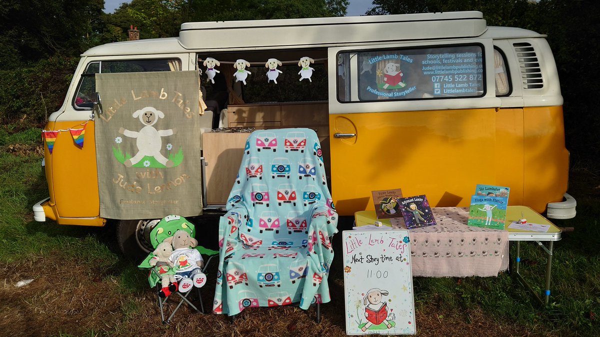 Littlelambtales's tweet photo. All set up at the Leverhulme Family Cycle Day with @RethinkNowCIC We are near the orchard with @chocolateceller coffee, yoga and ice cream. Come and join the fun. https://t.co/5DSusHvGHv